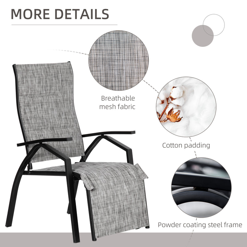 Outsunny-Lounge Chair Set