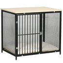 PawHut Dog Crate Furniture w/ Soft Cushion, for Indoor Use, Small, Medium Dogs