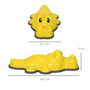 ZONEKIZ 9PCs Kids Stepping Stones w/ Anti-Slip Edge, Indoor and Outdoor