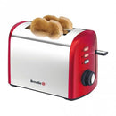 Breville 2 Slice Brushed Toaster - Red