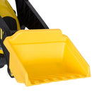 HOMCOM Ride On Excavator with Front Loader Digger - Yellow