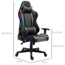 LED RGB Lights Gaming Chair