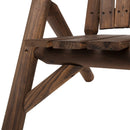 Outsunny Adirondack style Garden Bench - Carbonised