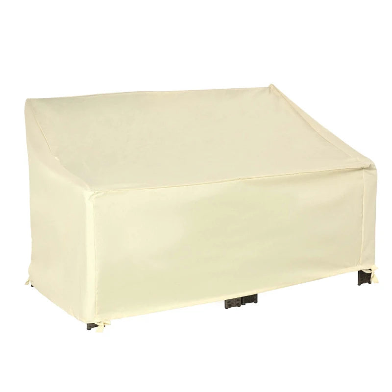 Outsunny Outdoor 2 Seater Waterproof Furniture Cover - Beige