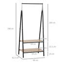 HOMCOM Clothes Rack