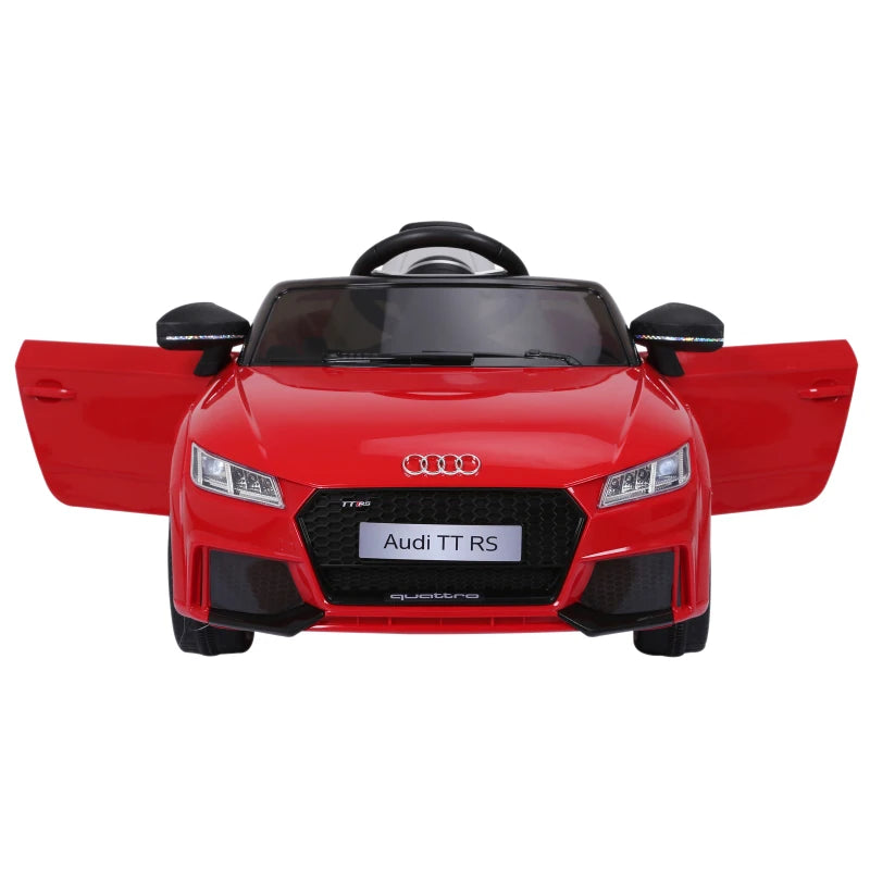 HOMCOM Kids Electric Ride On Car Audi TT RS - Red