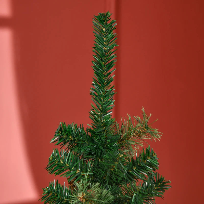HOMCOM Christmas Tree Pencil 5.5' with 21 Pine Cone
