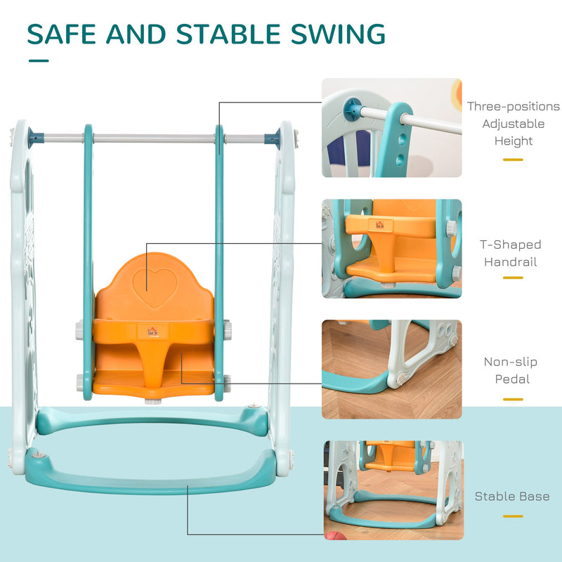 Kids Swing And Slide Set