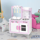 Kids Kitchen Playset with Stand, Pots, Pans & Utensils