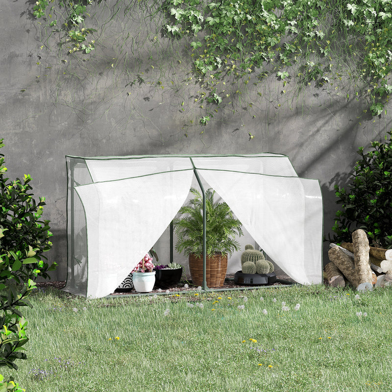 Outsunny Mini Greenhouse Portable Garden Growhouse