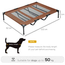 PawHut Pet Bed - Brown