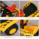 Kids Ride On Excavator - Yellow / Black
