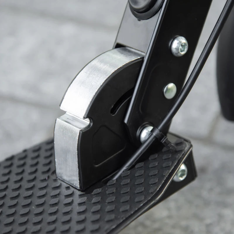 HOMCOM Folding Kick Scooter with Brakes - Black