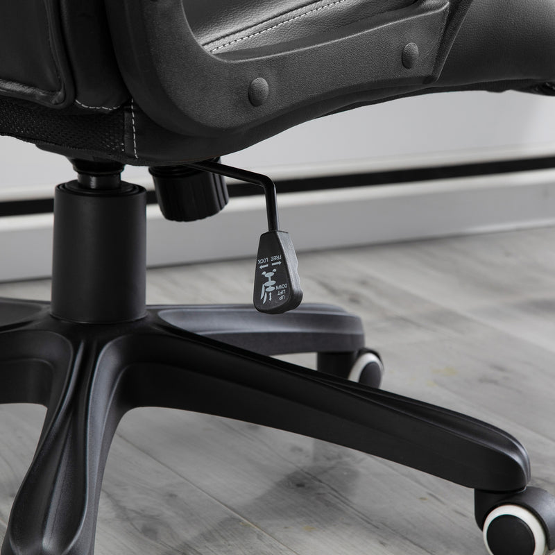 Vinsetto High Back Executive Office Chair 6 Point Vibration Massage E