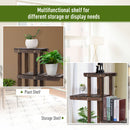 Outsunny Movable 4-Tier Garden Holder Display Shelf