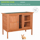 PawHut Wooden Rabbit Hutch