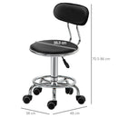 Salon Stool - Black