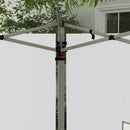 Outsunny Gazebo Side Panels for 3x3(m) or 3x4m Pop Up Gazebo, 2 Pack, White