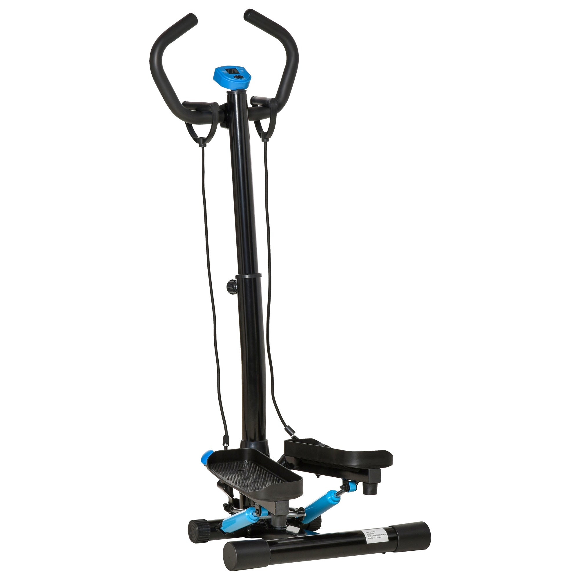 HOMCOM Adjustable Twist Stepper Step Machine For Home Gym Aerobic Work