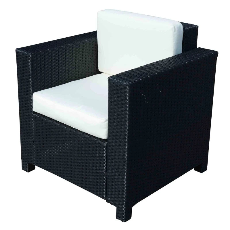 Outsunny Rattan Single Sofa Armchair