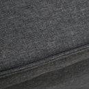 HOMCOM Folding Sleeper Chair Bed With Pillow And Side Pockets, Charcoal Grey