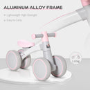 Kids Balance Bike - Pastel Pink