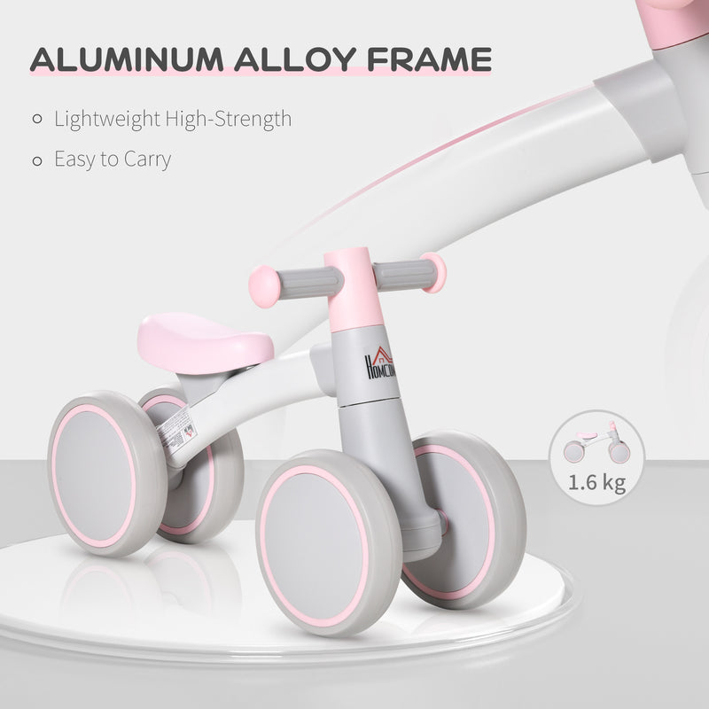 Kids Balance Bike - Pastel Pink