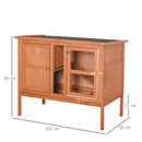 PawHut Wooden Rabbit Hutch
