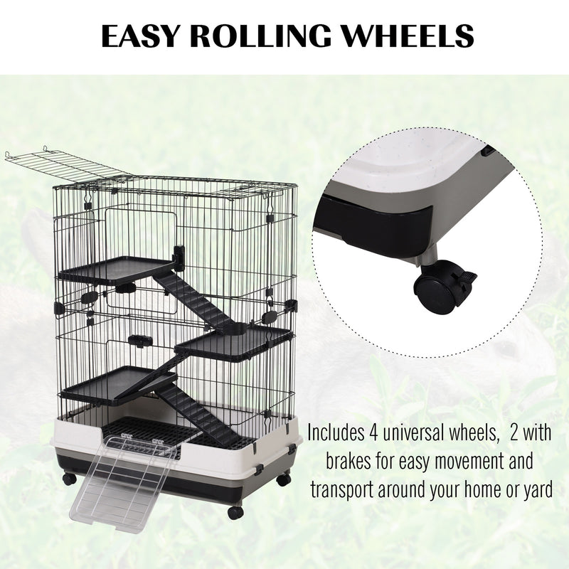 Pawhut Multi-Level Small Animal Cage