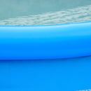 Outsunny Swimming Paddling Pool Round 274cm x 76cm - Blue