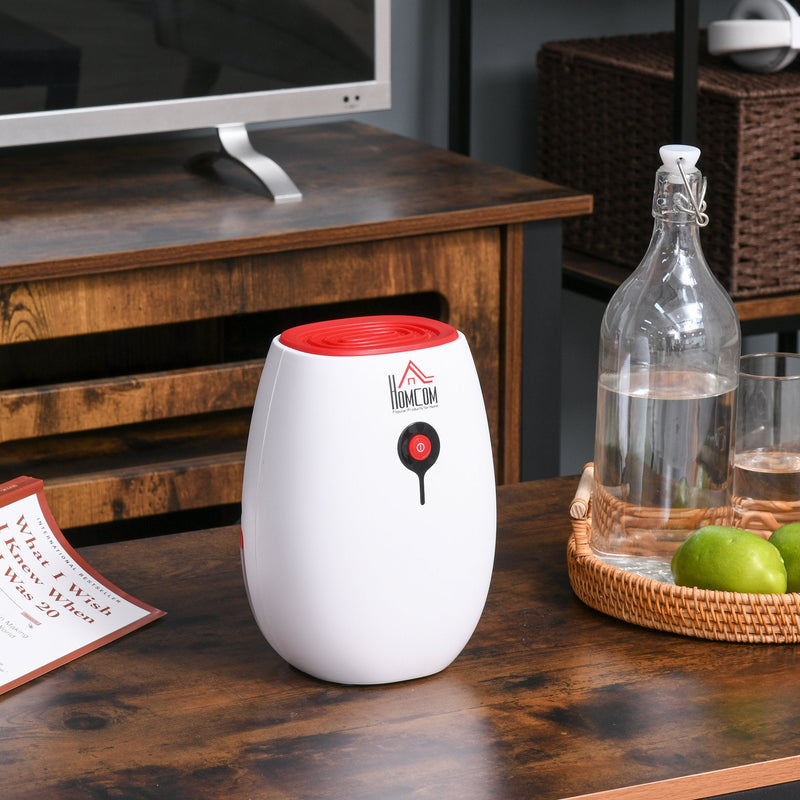 HOMCOM Portable De Humidifier 500ml Small White