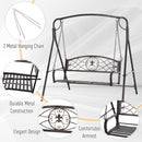 Outsunny  Swing Bench - Antique Bronze