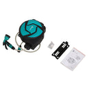 DURHAND 10M Water Hose Reel Compact Garden Patio Car Locking Auto Retract Spray
