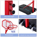 Adjustable Basketball Hoop Stand - PE Backboard