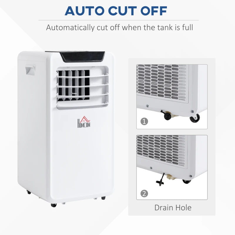 HOMCOM Mobile Air Conditioner - White