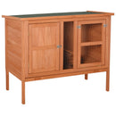 PawHut Wooden Rabbit Hutch