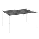 Outsunny Pergola Shade Cover Replacement Canopy for 4 x 3(m) Pergola, Grey