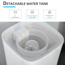 HOMCOM 2L Cool Mist Humidifier Ultrasonic Air Humidifier with 7-Colour Lights, 3 Adjustable Mist Mode, Auto Shut Off, 8-10 Working Hours for Home, White