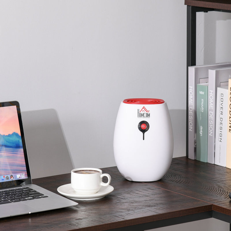 HOMCOM Portable De Humidifier 500ml Small White