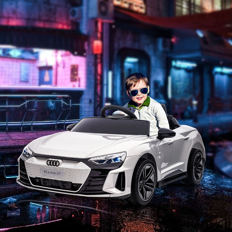 HOMCOM Kids Electric Ride On Car Audi 12v - White