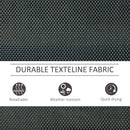 Outsunny Gliding Rocking  Chair - Black