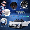 HOMCOM Kids Electric Ride On Car Audi 12v - White