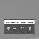 Outsunny 3PCs Rattan Garden Seat Cushions Pads for Patio Furniture Dark Grey