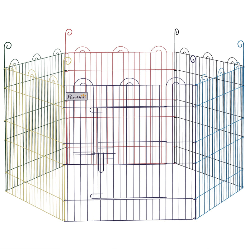 PawHut Pet Playpen Dog Puppy Crate Kennel w/ Door