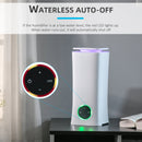 HOMCOM 2L Cool Mist Humidifier Ultrasonic Air Humidifier with 7-Colour Lights, 3 Adjustable Mist Mode, Auto Shut Off, 8-10 Working Hours for Home, White