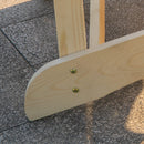 Outsunny Adirondack Chairs -  Natural