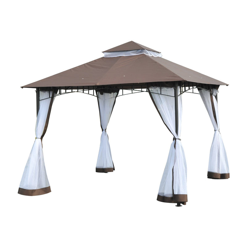 Outsunny Gazebo 3 x 3 meter  Brown