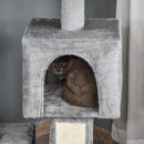PawHut Cat Tree Tower with Sisal Scratching Posts