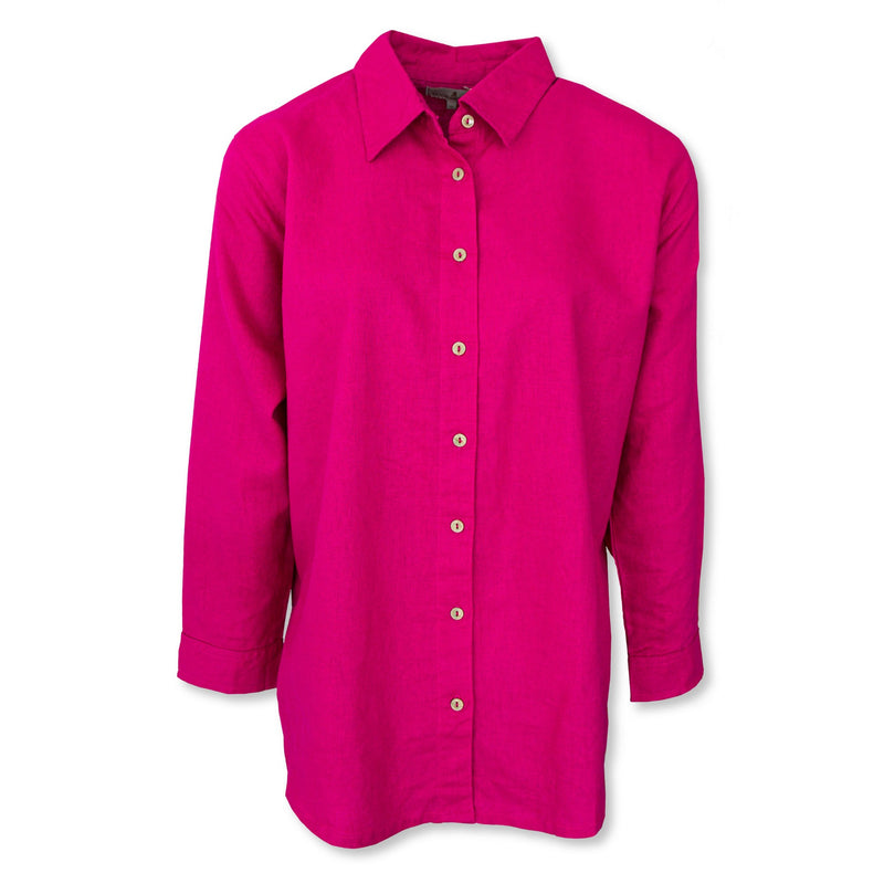 Charlotte West Oversized Linen Shirt