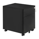 Vinsetto Filing Cabinet with 2 Drawers 39x48x48cm Black